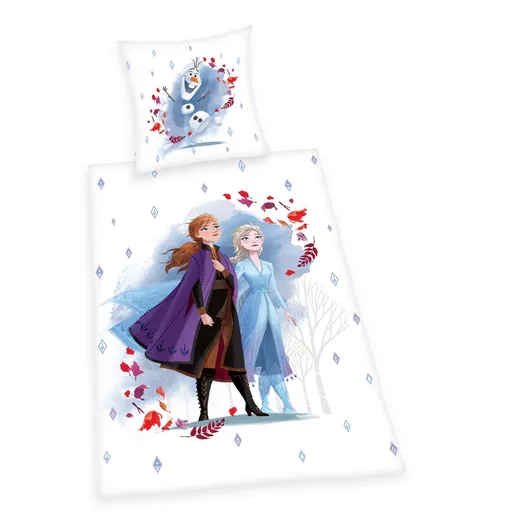 Herding Bavlněné povlečení Ledové království, 135 x 200 cm, 80 x 80 cm