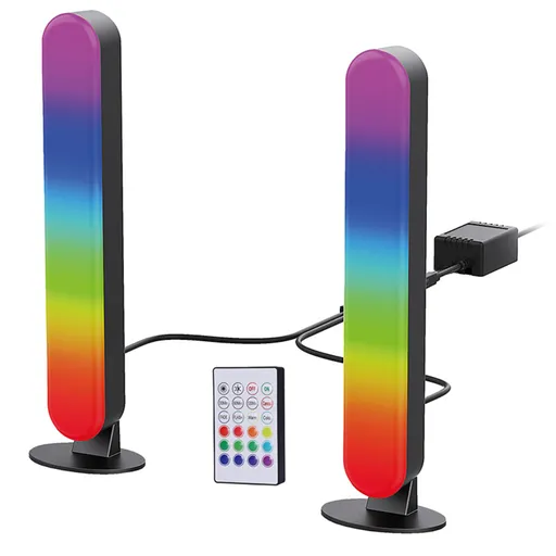 Solight LED RGB osvětlení Gaming, dálkový ovladač, zvukový senzor, USB WL916