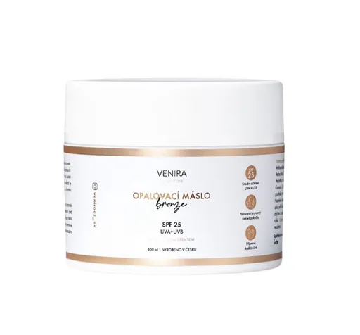 Venira Opalovací máslo bronze SPF25 100 ml