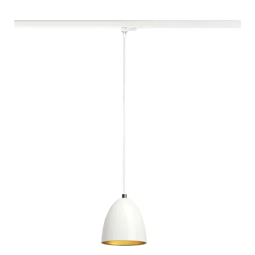 BIG WHITE (SLV) PARA CONE 14 závěsné svítidlo pro 3fázový systém, GU10, bílá/zlatá 1008062