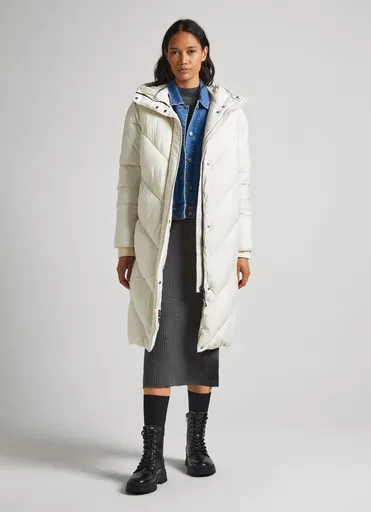 Pepe Jeans dámská krémová bunda MIA PL402264804 XS