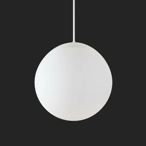 OSMONT ADR72535 ADRIA P4 HP závěsné skleněné svítidlo bílá IP40 4000 K 58W LED nouzové kombinované 3 h