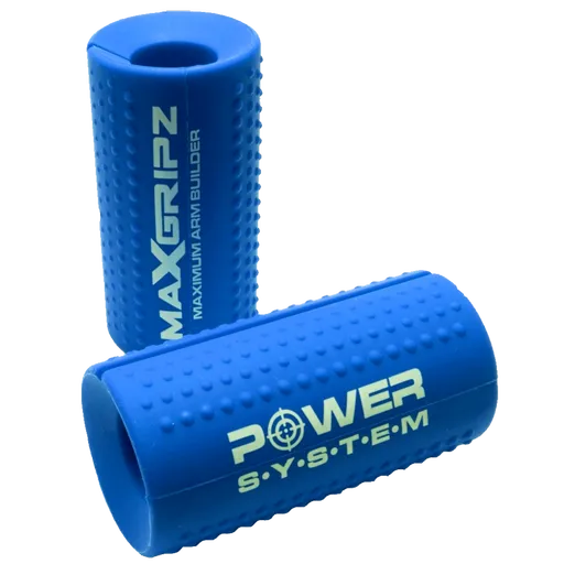 Power System Gripy na posilovací tyč MAX GRIPZ modré - M