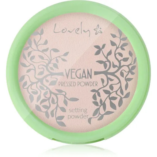 Lovely Vegan Pressed Powder transparentní kompaktní pudr 8 g