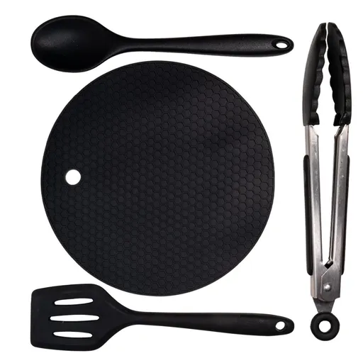 Giants Fishing Sada silikonového nádobí s podložkou Eazi Utensil Set,Giants Fishing Sada silikonového nádobí s podložkou Eazi Utensil Set