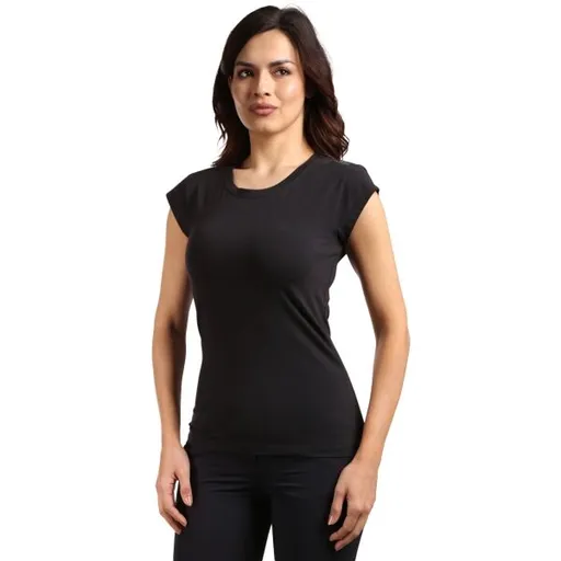 KILPI PROMO Dámské bavlněné tričko, černá, velikost