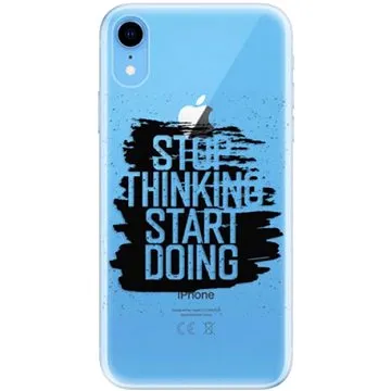 iSaprio Start Doing - black pro iPhone Xr (stadob-TPU2-iXR)