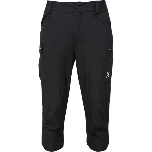 Klimatex LOZANO Pánské outdorové 3/4 kalhoty, černá, velikost