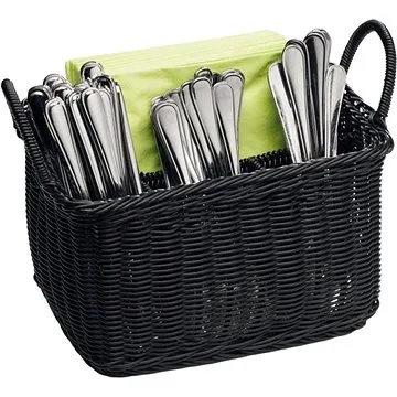 Košík na příbory APS Economic 26 × 18 cm tmavý (227772146)