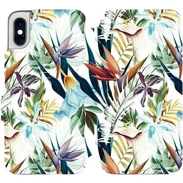 Flipové pouzdro na mobil Apple iPhone XS - M071P Flóra (5903226468331)