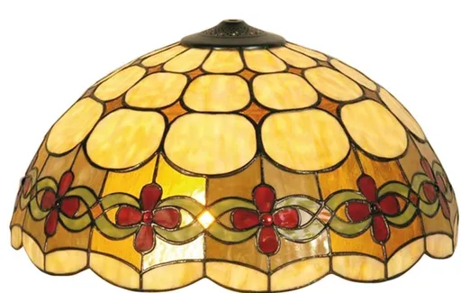 Kovová úchytka - madlo s bílo-červeným károvaným tělem - 12*3*2 cm Clayre & Eef