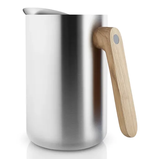 Vakuová termoska s dřevěnou rukojetí Nordic kitchen nerez 1,0 l Eva Solo