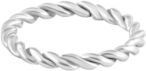 Troli Moderní kroucený ocelový prsten 60 mm