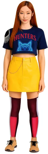 Guirca Dívčí kostým teenager KPOP - Mira Velikost - děti: XXL: 165 cm