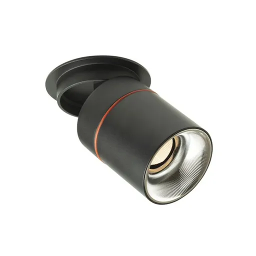 RED - DESIGN RENDL RENDL AUGUSTA zápustné svítidlo černá chrom 230V LED 12W 36° 3000K R14240