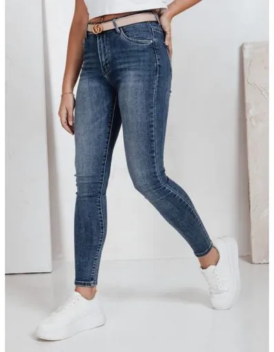 Dámské skinny džíny modré