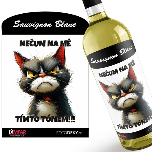 Víno Nečum na mě – kočka (Druh Vína: Bílé víno)