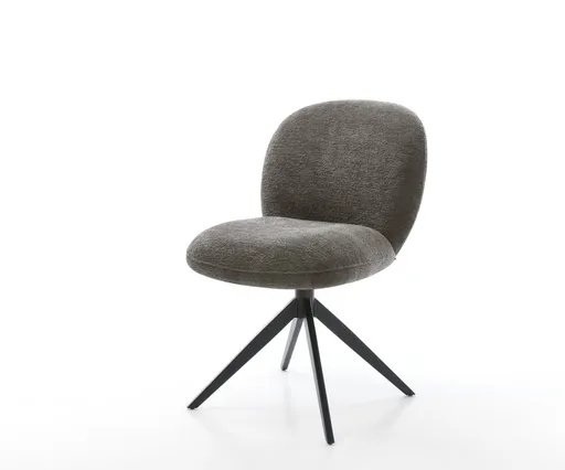 Jídelní židle Nube-Flex bouclé měkký tmavě béžová křížová