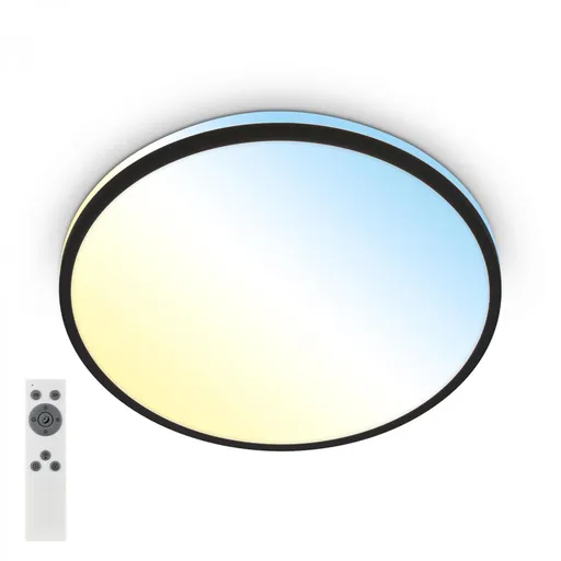 BRILONER Pulup LED stropní svítidlo, stmívatelné, dálkový ovladač, CCT, černá 3821015