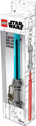 LEGO Star Wars gelové pero Světelný meč s klipem - azurové