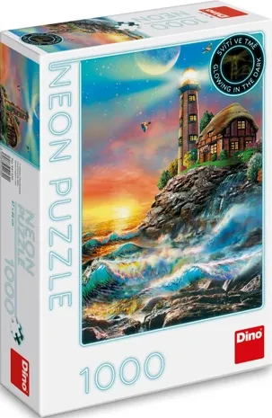Puzzle Maják 1000 dílků neon