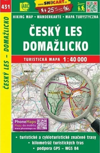 Český les, Domažlicko 1:40 000