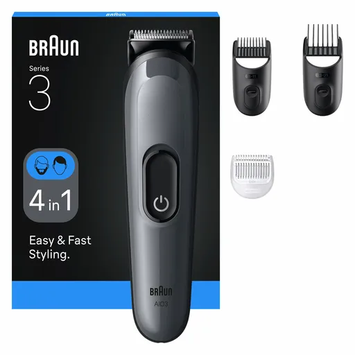 Braun Multifunkční zastřihovač 4v1 Series 3 AIO3500 Grey