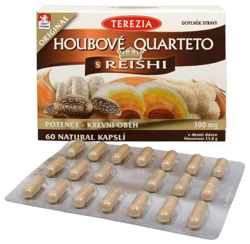 Terezia Company Houbové Quarteto s reishi 60 kapslí