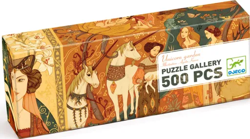 Puzzle zahrada s jednorožcem - 500 pcs