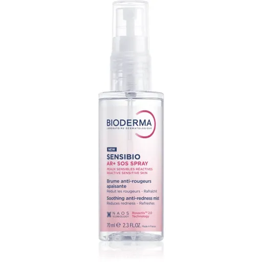 Bioderma Sensibio AR+ SOS Spray zklidňující sprej proti začervenání pleti 70 ml