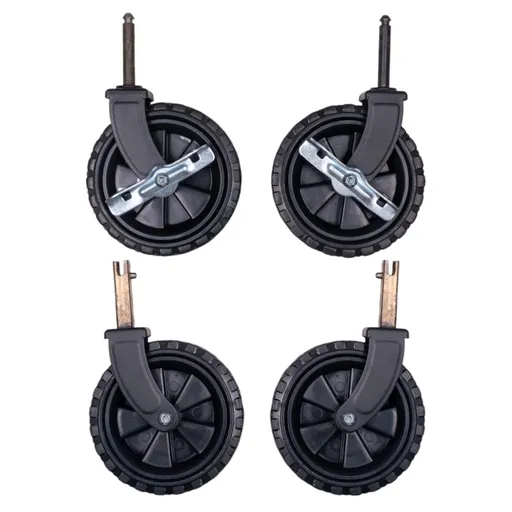 Náhradní kolečka pro přepravní vozík 12x3 cm (4,7x1,2") 4ks