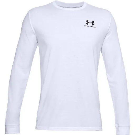 Under Armour SPORTSTYLE LEFT CHEST Pánské triko, bílá, velikost M