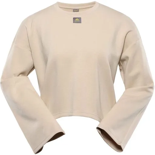 NAX SETA Dámská mikina, béžová, velikost