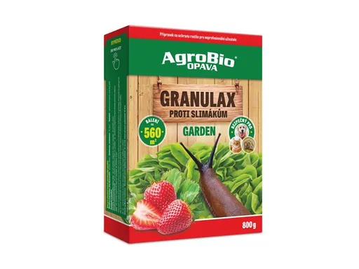 Přípravek proti slimákům AGROBIO Granulax Garden 800g