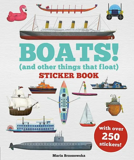 Boats Sticker Book - Bryony Davies