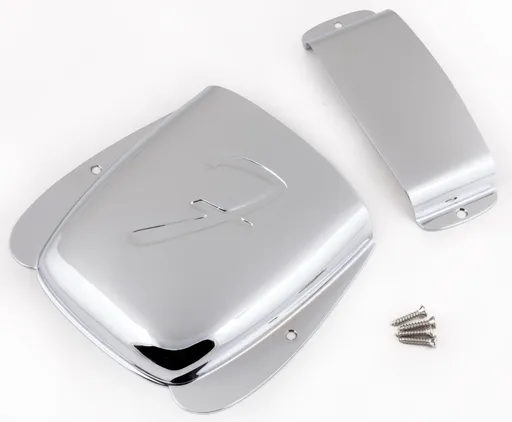 Fender Pure Vintage Jazz Bass Ashtray Cover Set, Steel/Chrome