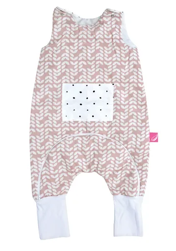 MOTHERHOOD Vak spací s nohavicemi a kapsou Pink Classics 1-1,5r 2 tog