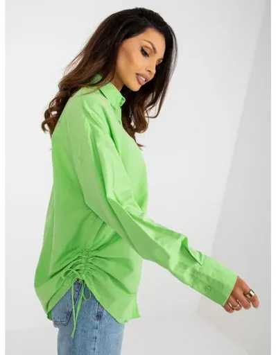 Dámská košile volného střihu PATIENA světle zelená