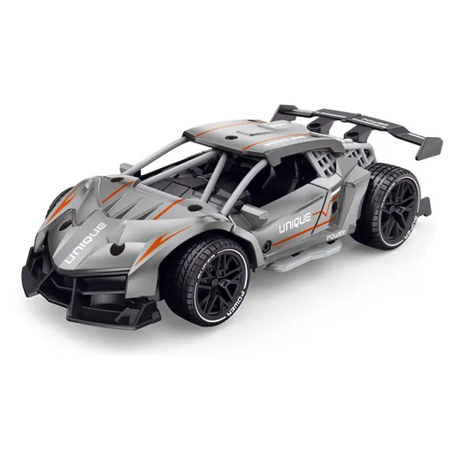 Alltoys Auto závodní šedá