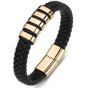 Kožený náramek 21cm A7592 (16547)