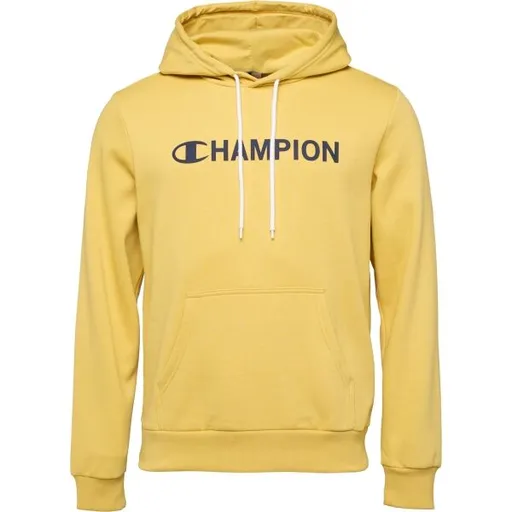 Champion HOODED Pánská mikina, žlutá, velikost