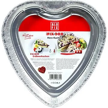 ALUFIX Hliníková forma na pečení ve tvaru hliníkové srdce (9001376003320)