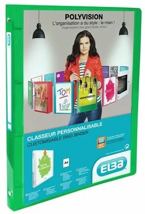 ELBA Pořadač A4 PP - zelený