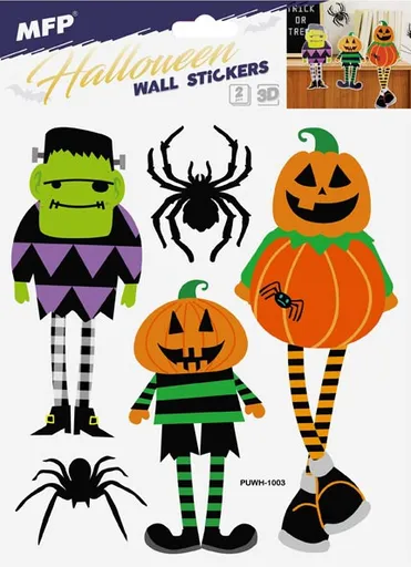 Dekorace na zeď halloween HA02 26x19cm 2archy