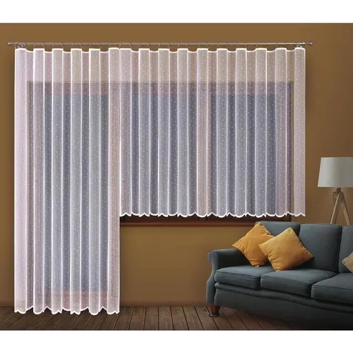 Hotová záclona, Dora, bílá 200 x 250 cm dveře