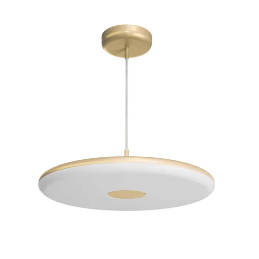 OSMONT ZET60566 ZETA ST2 FP závěsné plastové svítidlo zlatá / bílá IP40 4000 K 38W LED