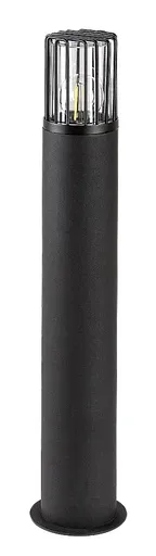 Rabalux Černý zahradní sloupek Haren pro žárovku E27 65cm 77084