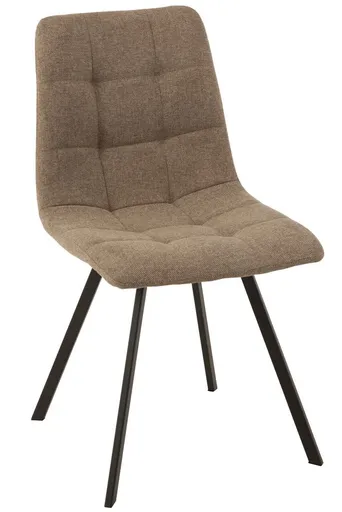 Béžová jídelní židle Chair Babette Beige - 55*47*82cm J-Line by Jolipa