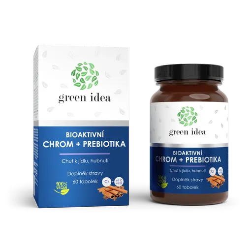 Bioaktivní chrom+prebiotika - tobolky 60 ks - Green idea