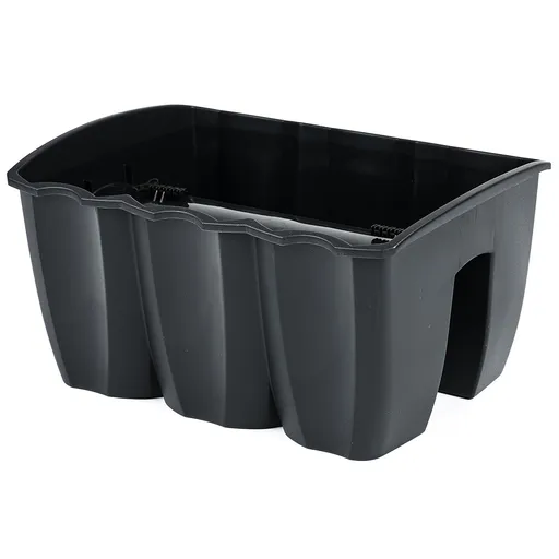 Truh.CROWN 39x28cm/DCRO400/na zábradlí/tmavě šedý, 12 l